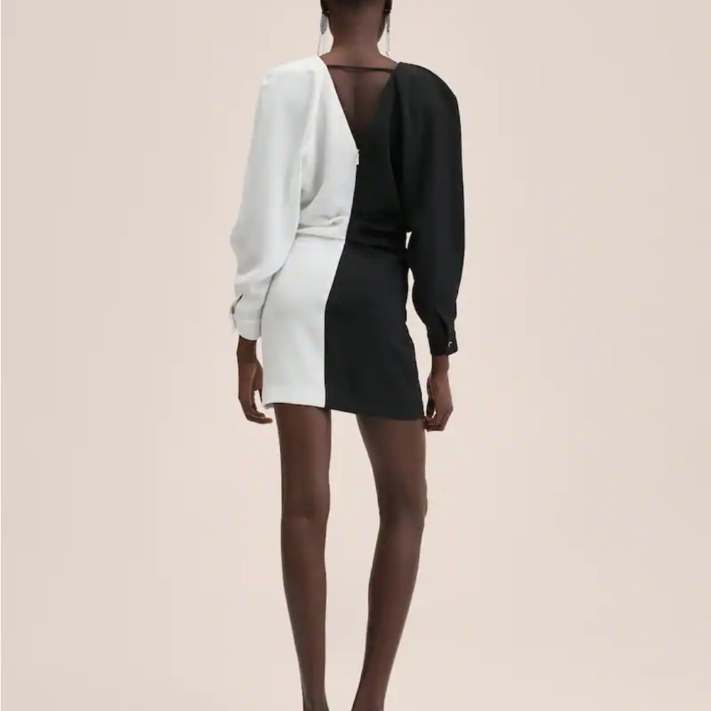 Mango Colorblock Dress NWT - Picture 3 of 8